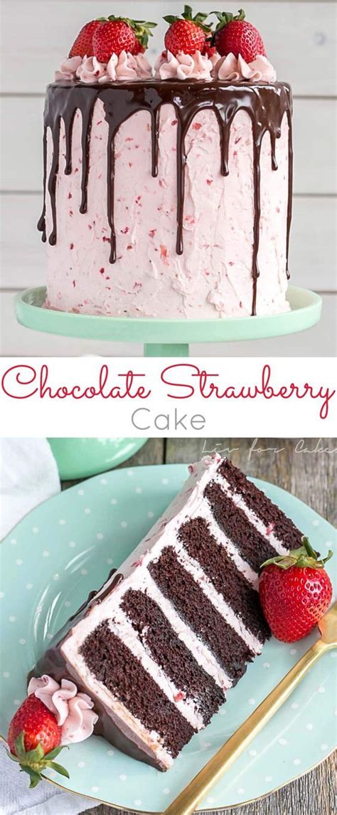 take chocolate dipped strawberries to the next level with this dreamy chocolate strawberry cake