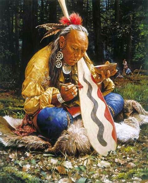 The Paddle Painter 18th Century Eastern Frontier Many Of His Paintings