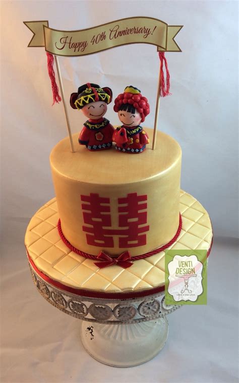 Cake supplies may be an afterthought, but consider just how important these really are, because a 40th birthday cake is little more than a glorified muffin until the cake toppers line up to sing happy birthday and and the oversized candles light up. 40Th Anniversary Cake - CakeCentral.com