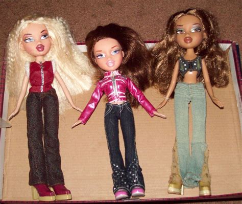 vintage bratz dolls 2001 lot of three bratz doll dolls vintage