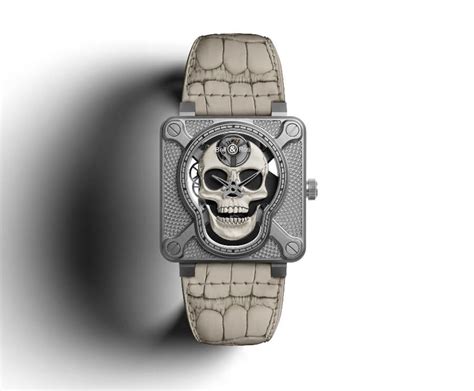 Bell And Ross Br01 Laughing Skull White Price Pictures And Specifications