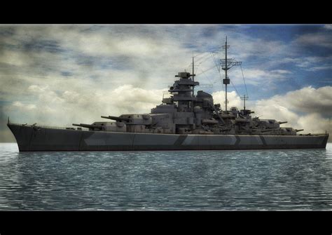 Artstation Battleship Bismarck