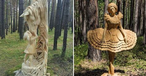 25 Amazing Wooden Sculptures That Will Impress You Bouncy Mustard