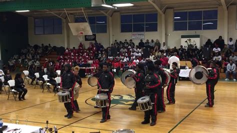 Hephzibah High School Drumline Aquinas Drumline Competition Youtube