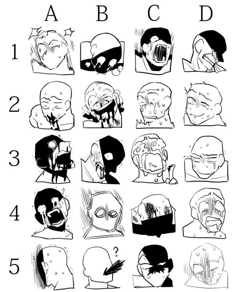 Facial Expression Draw Meme 4 By Maiteritsuki Drawing Expressions