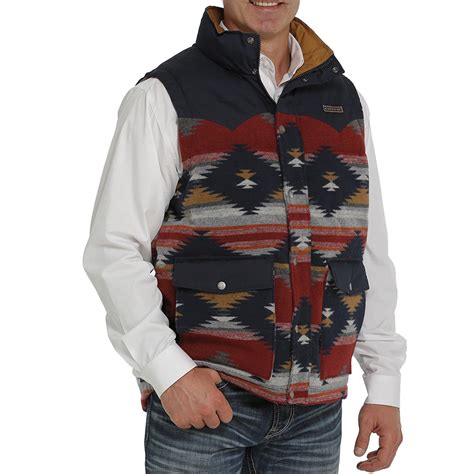 Cinch Puffer Quilted Twill Vest For Men
