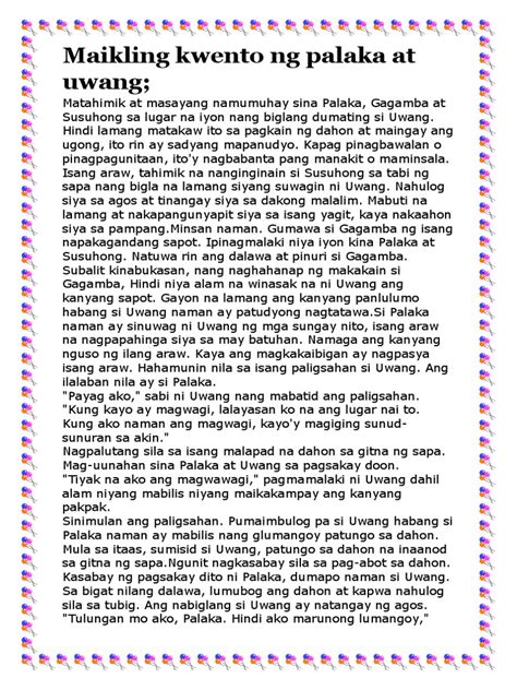 Mga Halimbawa Ng Maikling Kwento Sa Pilipinas Huxley Sanaysay Theme