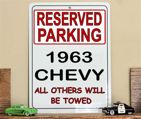 1963 Chevychevrolet Parking Only Sign9 X