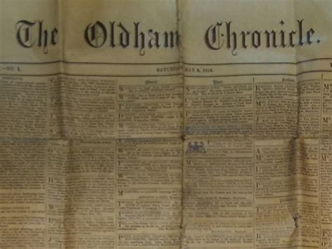 Oldham News Main News Oldham Chronicle Celebrates 165 Years In The