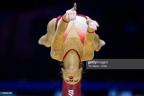 Klara Peterkova Of The Czech Republic Performs Her Balance Beam News