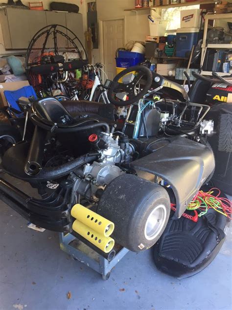 Here's our built from scratch go kart with homemade shifter kart frame with some home depot pipe and a harbor freight welder. Rotax 125cc racing shifter kart go kart for Sale in Stuart ...