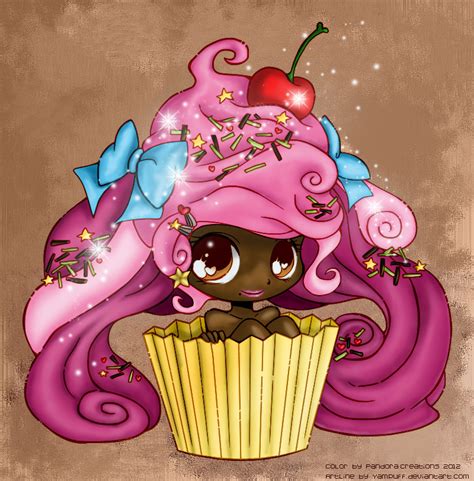 Cupcake Girl Color By Pandora Creations On Deviantart