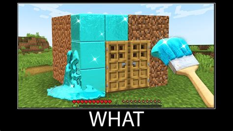 Minecraft Wait What Meme Part 244 Realistic Diamond House Minecraft Videos