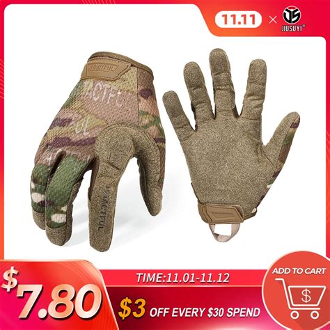 Tactical Army Long Gloves Breathable Military Paintball Airsoft