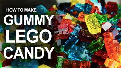 How To Make Gummy Lego Candy With The Text Overlay That Reads How To