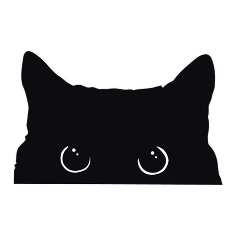 A Cute Peeking Kitty Cat For The Cat Loversmeasurement Is At The