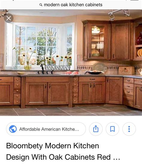 I Love This Reddish Oak Stain Oak Stain Kitchen Kitchen Cabinets