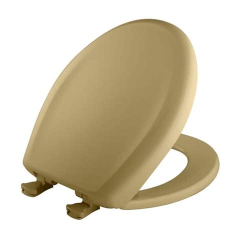 Bemis Round Closed Front Toilet Seat In Harvest Gold 200slowt 031 The