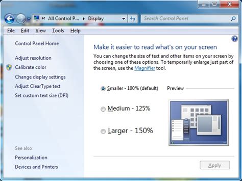 Increasing The Screen Size In Windows 7 Top Hat Techs