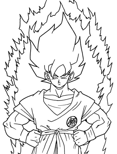 50 Desenhos De Dragon Ball Z Para Colorir Pop Lembrancinhas