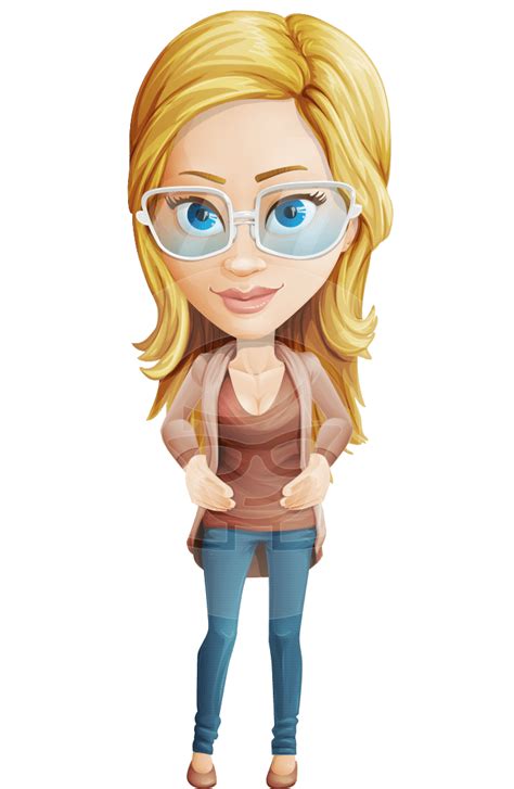 Pin On Female Vector Characters Woman Cartoons