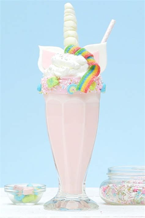 Magical Unicorn Boozy Milkshake Popsugar Food