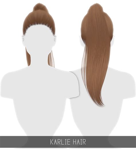 Simpliciaty Karlie Hair Sims 4 Hairs