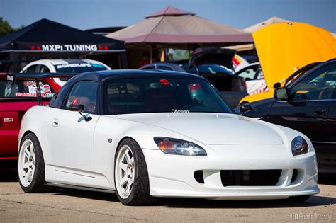 White Honda S2000 With Hardtop