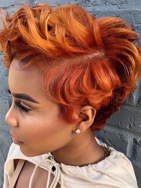 10 copper highlights short hair fashion style