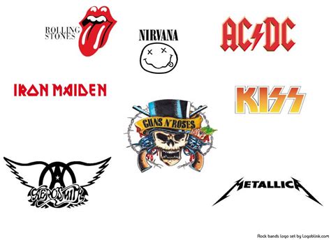 Famous Rock Music Logos Explained Logoblink Com
