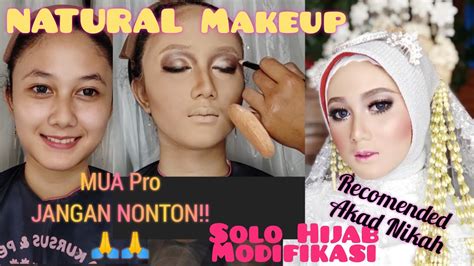 TATA RIAS PENGANTIN SOLO PUTRI HIJAB MODIFIKASI MAKEUP UNTUK