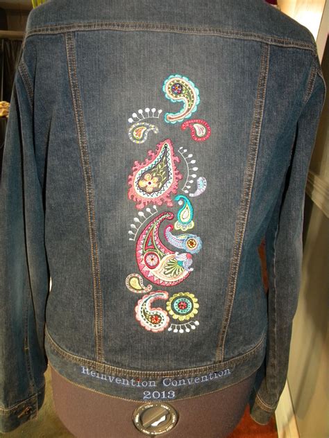 Wonderful Embroidered Denim Jacket Love The Paisley Design Denim