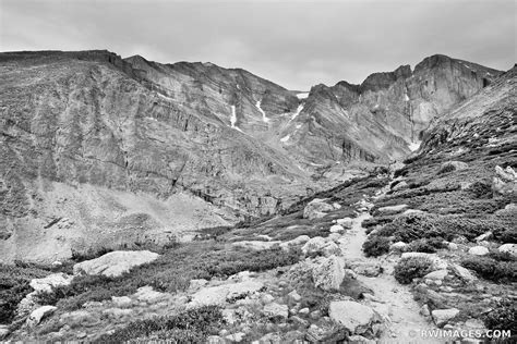 Framed Photo Print Of Chasm Lake Trail Rocky Mountain National Park