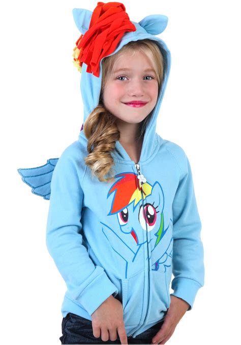 Kids My Little Pony Rainbow Joy Hoodie Costume