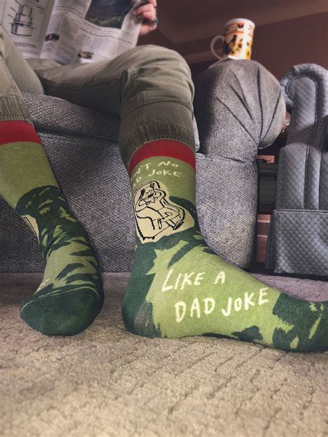 Dad Joke Men S Crew Socks Funny Socks For Men Mens Crew Socks Dad Socks