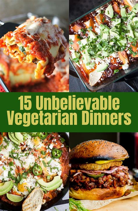 15 Favorite Vegetarian Dinners | Vegetarian dinners ...