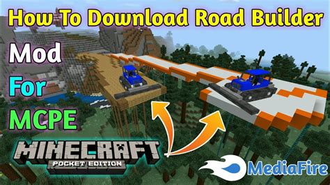 Road Builder Addon For Minecraft Pe Road Building Machine Addon For