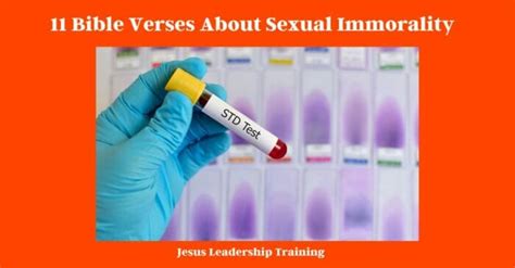 11 Bible Verses About Sexual Immorality Bible Pdf