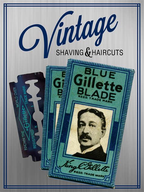 Vintage Shaving Barbershop Poster Barber Shop