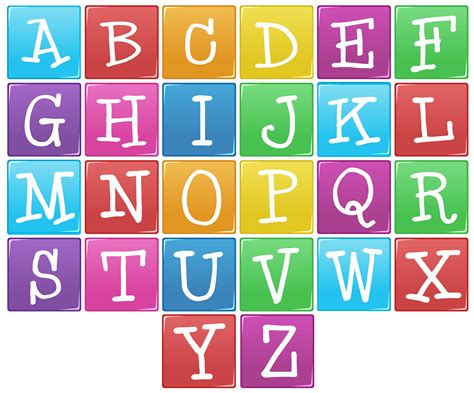 English Alphabet From A To Z 418077 Vector Art At Vecteezy