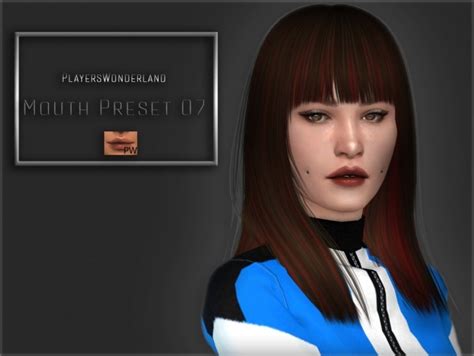 Mouth Preset 07 At Pws Creations Sims 4 Updates