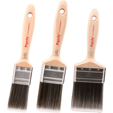 3 X Monarch Xl Elite 1 Inch Paint Brush Brushes Pet Supplies