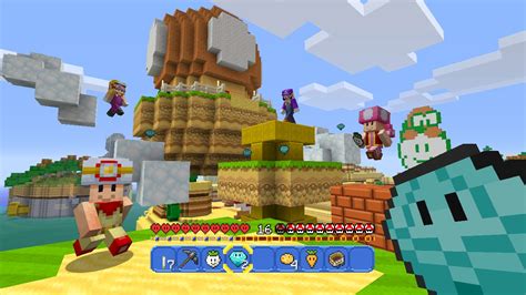 More Minecraft Wii U Edition Super Mario Mash Up Pack Footage