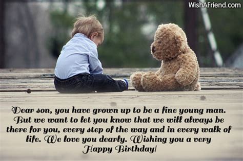 Dear Son You Have Grown Up Birthday Wish For Son