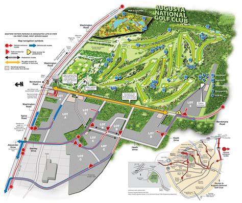 Masters Golf Course Layout