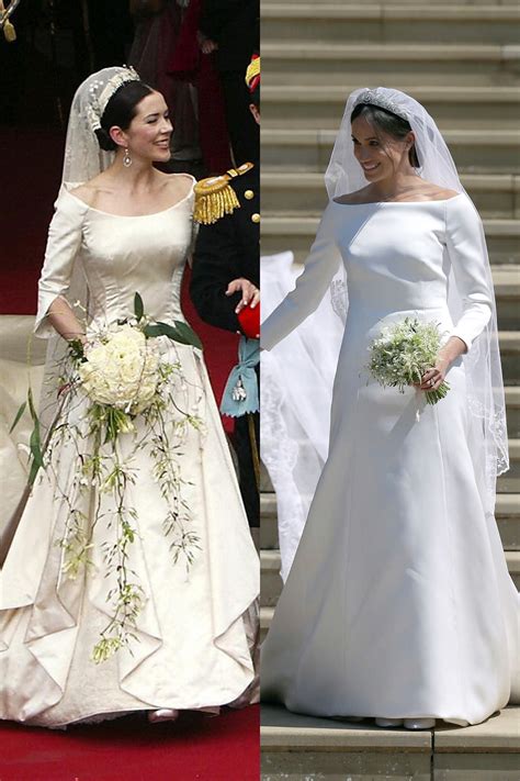 Was Meghan Markle Channelling Princess Mary With Her Wedding Dress