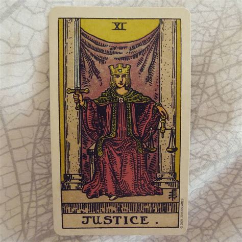 The justice card is labeled number 11, and therefore also contains the vibrational energy and traits of the number eleven. Justice - Tarot Card for the Year | Massage and Soul