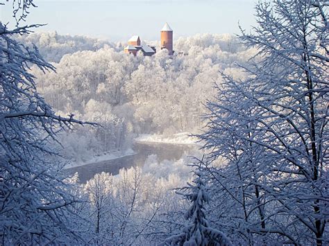 Beautiful Eastern Europe Turaida Medieval Castle Latvia