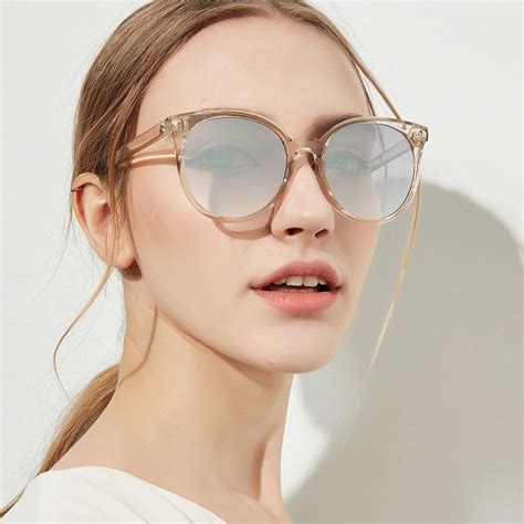 [hot item] four colors cat eye sunglasses for women round sunglasses women round sunglasses