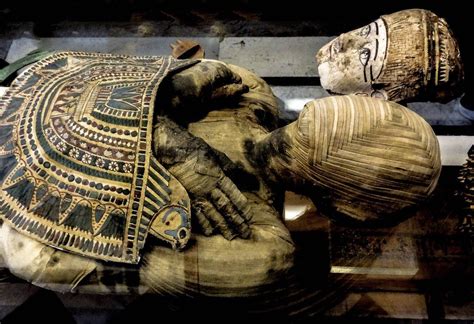 Mummy Of A Man An Ancient Egyptian Mummy Of A Man Wrapped With